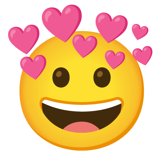 😀️ + 💘️