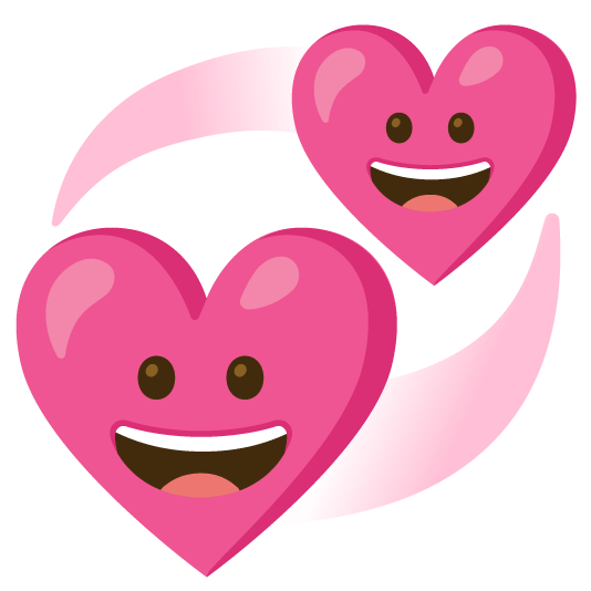😀️ + 💞️