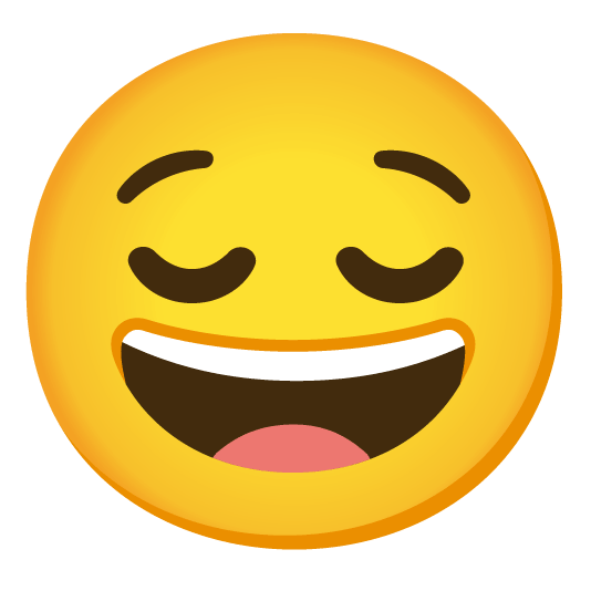 😀️ + 😌️