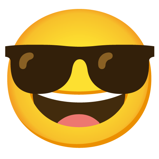 😀️ + 😎️