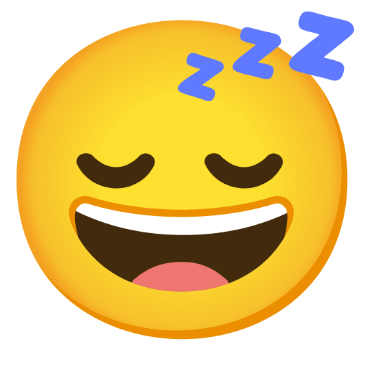 😀️ + 😴️