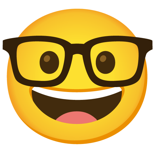 😀️ + 🤓️
