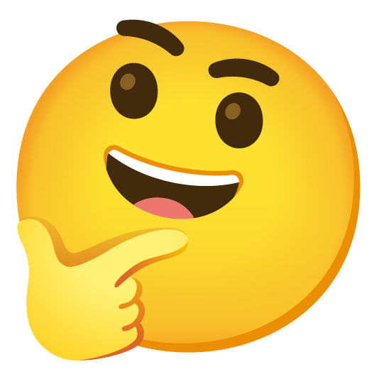 😀️ + 🤔️