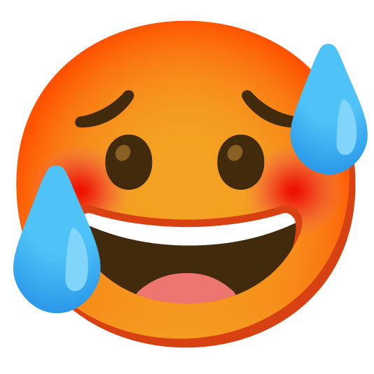 😀️ + 🥵️