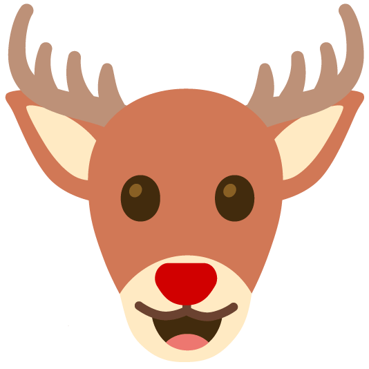 😀️ + 🦌️