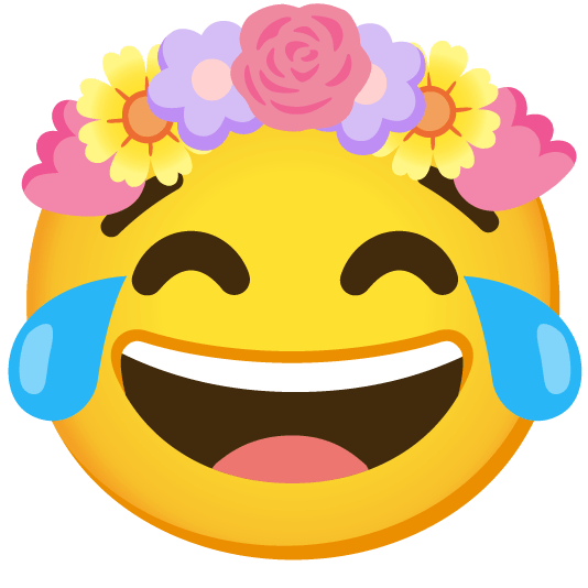 😂️ + 🌷️