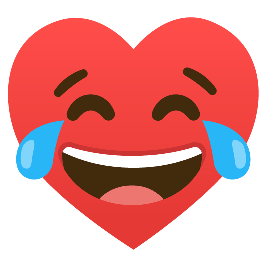 😂️ + ♥️