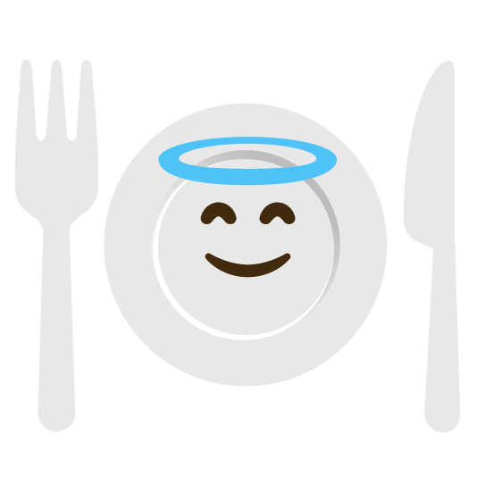 😇️ + 🍽️