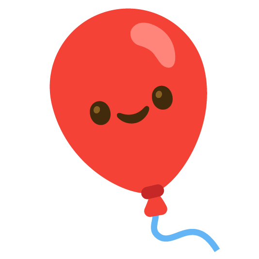 😊️ + 🎈️