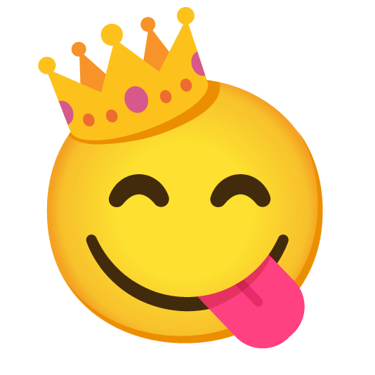 😋️ + 👑️