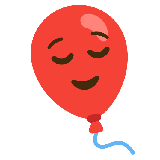 😌️ + 🎈️