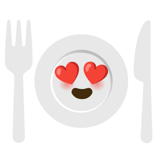 😍️ + 🍽️