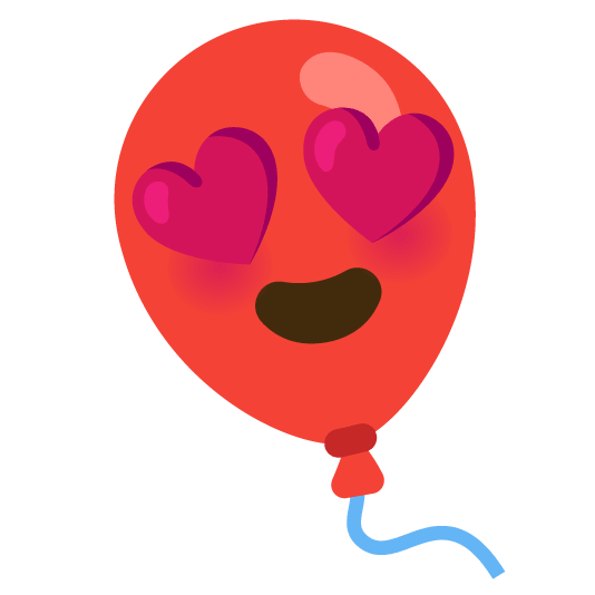 😍️ + 🎈️