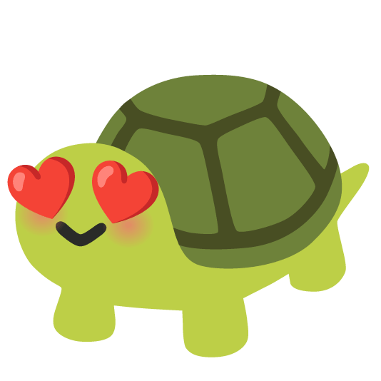 😍️ + 🐢️