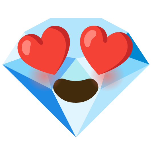 😍️ + 💎️