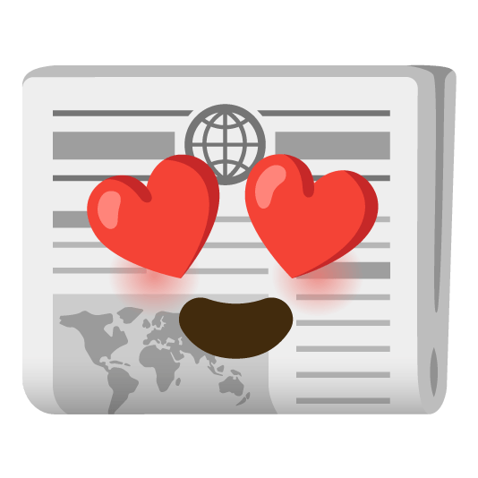 😍️ + 📰️