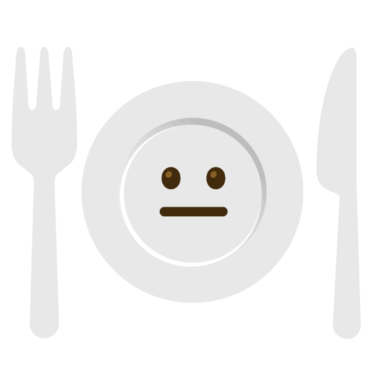 😐️ + 🍽️