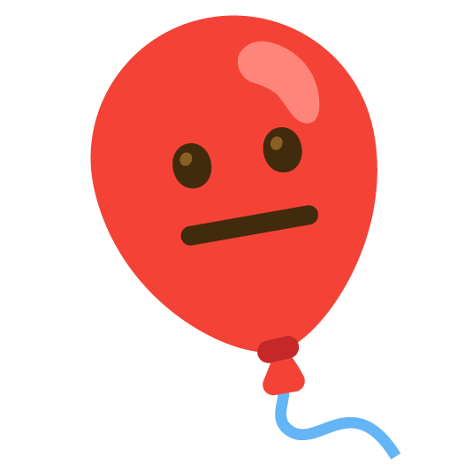 😐️ + 🎈️