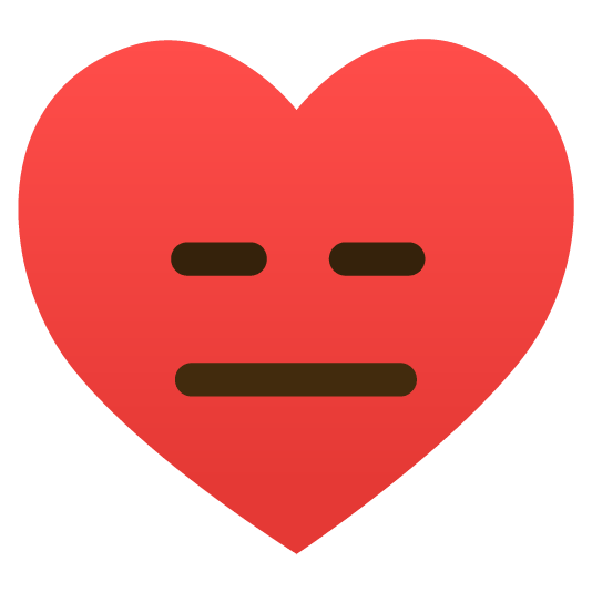 😑️ + ♥️