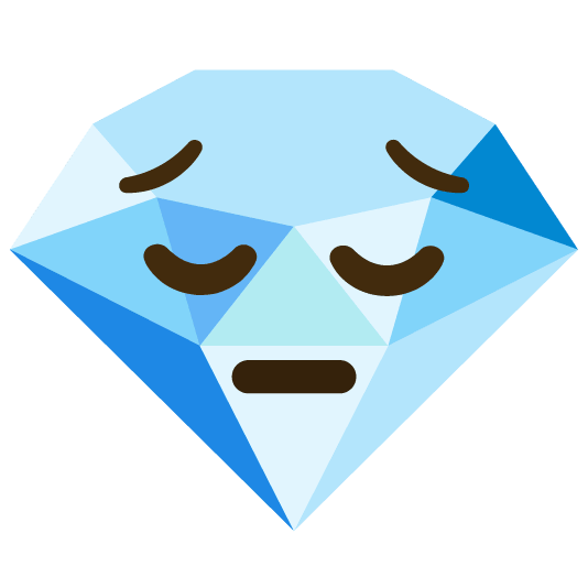 😔️ + 💎️