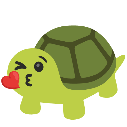 😘️ + 🐢️