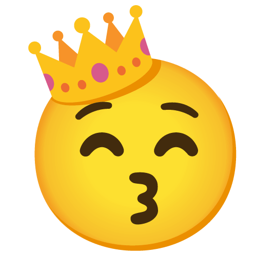 😙️ + 👑️