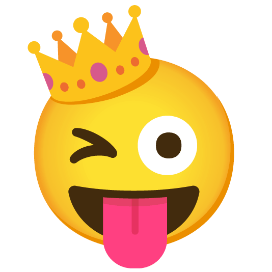 😜️ + 👑️
