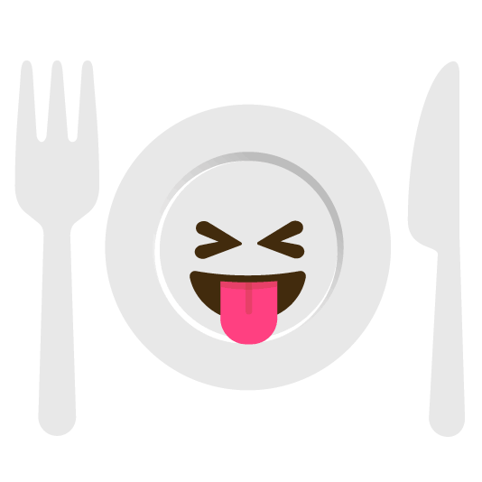 😝️ + 🍽️