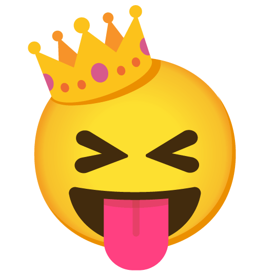 😝️ + 👑️