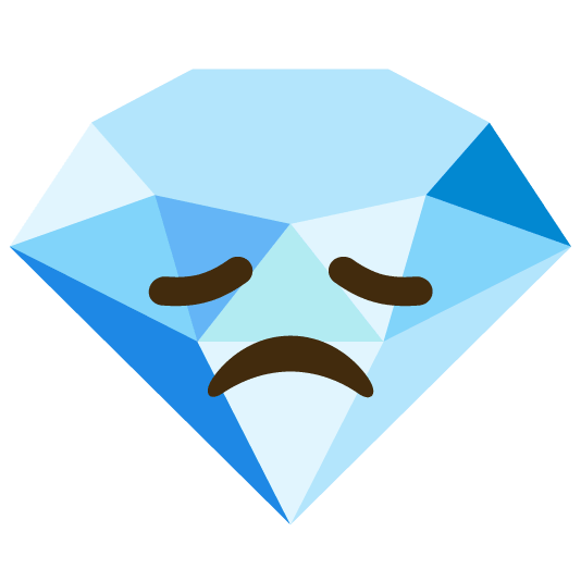 😞️ + 💎️