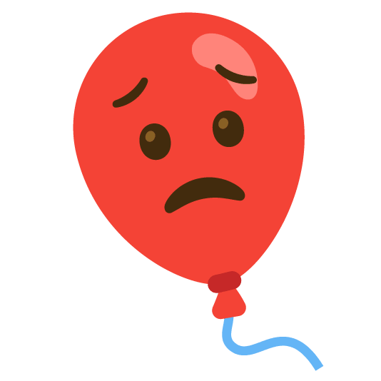 😟️ + 🎈️