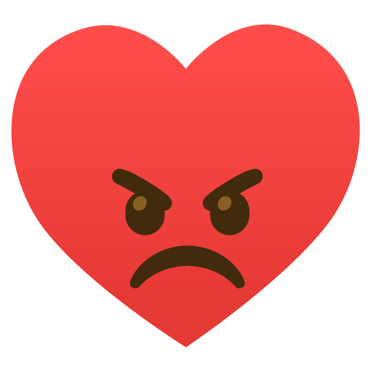 😠️ + ♥️