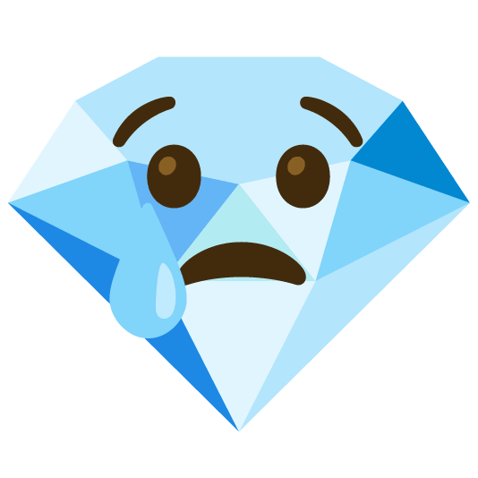😢️ + 💎️