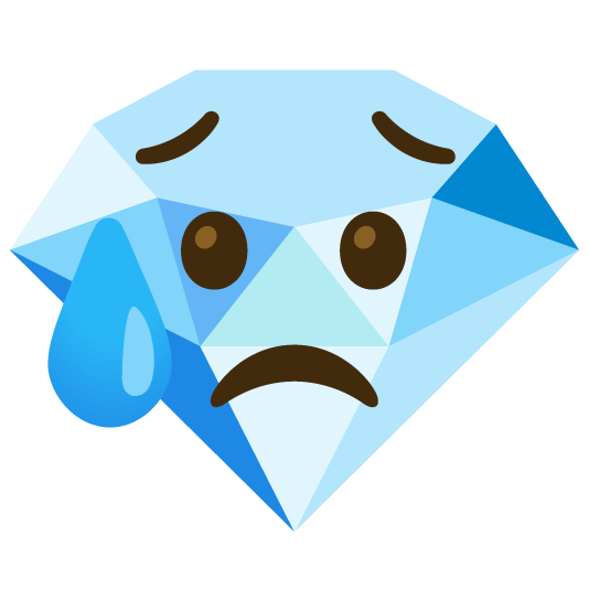 😥️ + 💎️