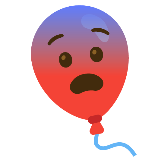 😨️ + 🎈️
