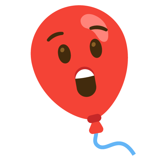 😲️ + 🎈️