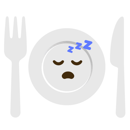 😴️ + 🍽️