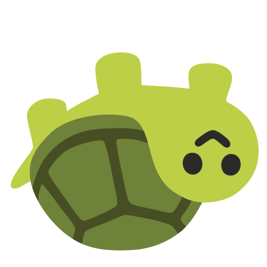 🙃️ + 🐢️