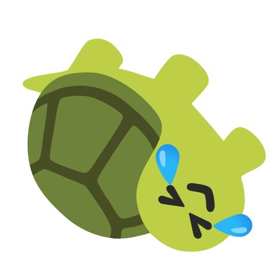 🤣️ + 🐢️