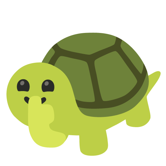 🤫️ + 🐢️