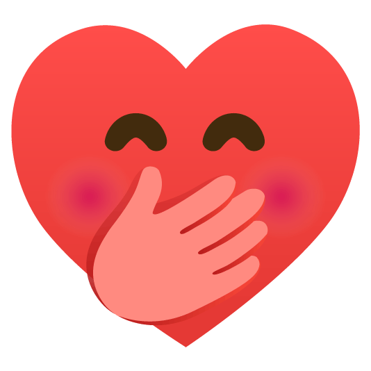🤭️ + ♥️