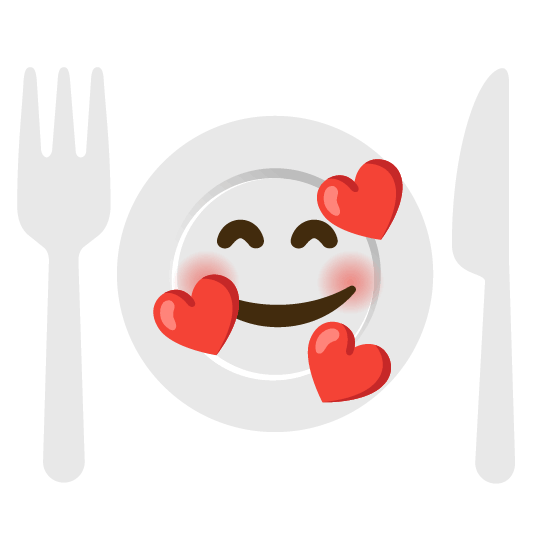 🥰️ + 🍽️