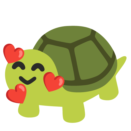 🥰️ + 🐢️