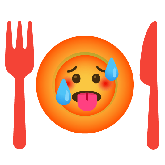 🥵️ + 🍽️