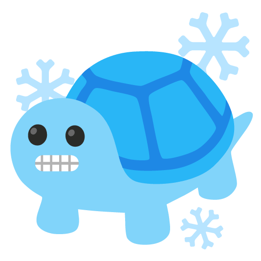 🥶️ + 🐢️