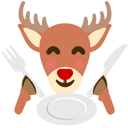 🦌️ + 🍽️