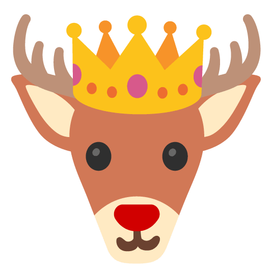 🦌️ + 👑️