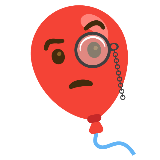 🧐️ + 🎈️