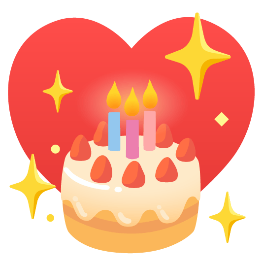 ♥️ + 🎂️