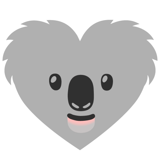 ♥️ + 🐨️